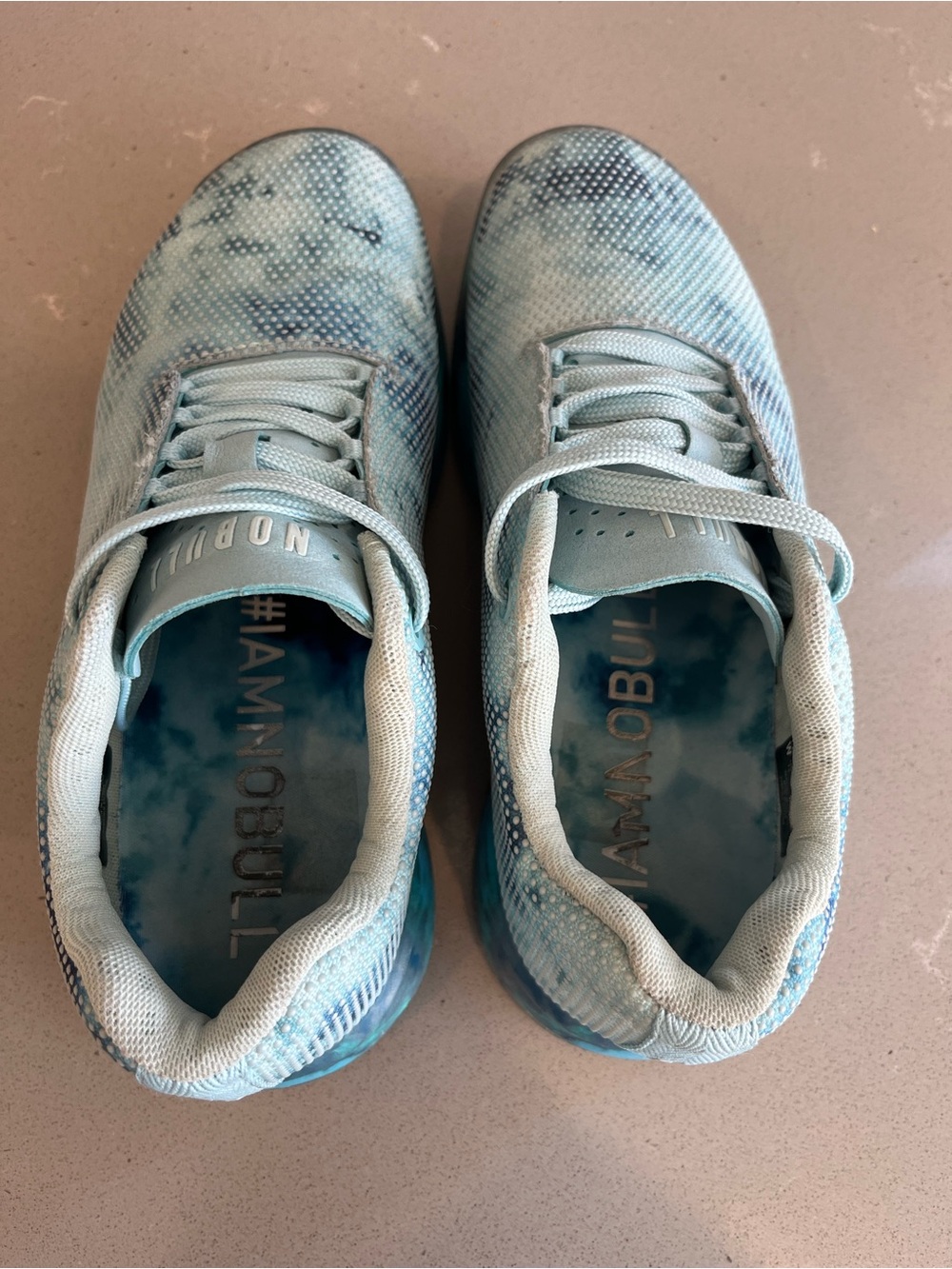 NOBULL Blue Trainer Athletic Superfabric CrossFit Gym Sneakers Men 6 Women 7.5 - Picture 8 of 12